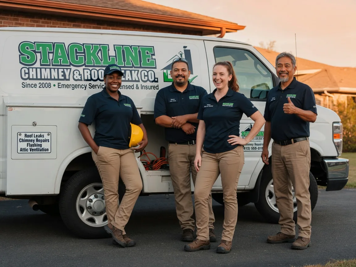 Chimney flashing repair company in Vancourt, TX